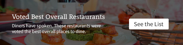 Voted Best Overall Restaurants